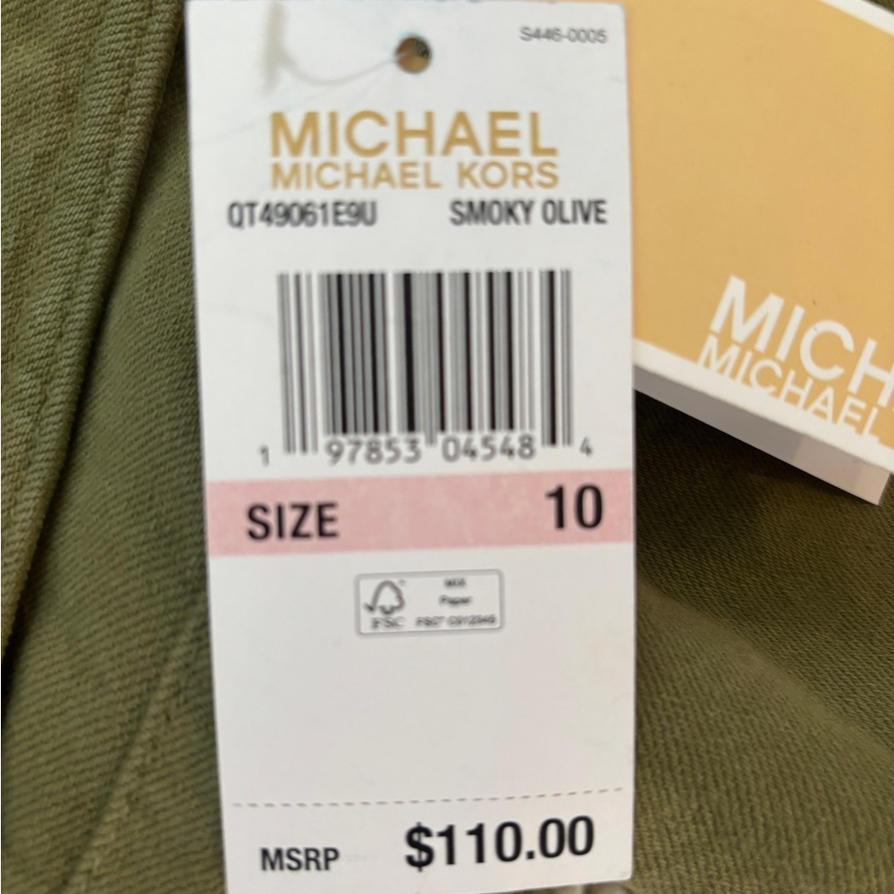Michael Kors Khaki Green Trousers - Picture 4 of 9
